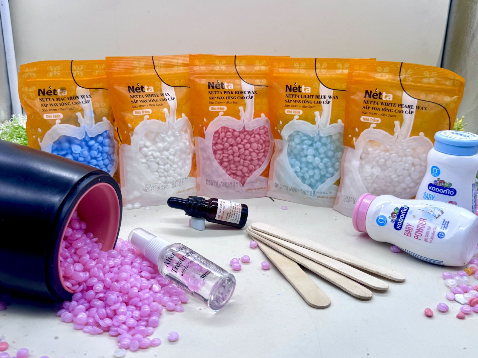Sản phẩm sáp wax lông Netta cao cấp