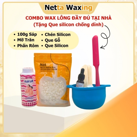 [Tặng Que Silicon Chống Dính] - Combo Wax Lông Đầy Đủ Tại Nhà